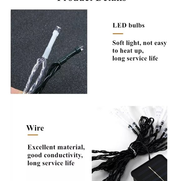 Solar Outdoor LED String Light - Picture 7 of 9